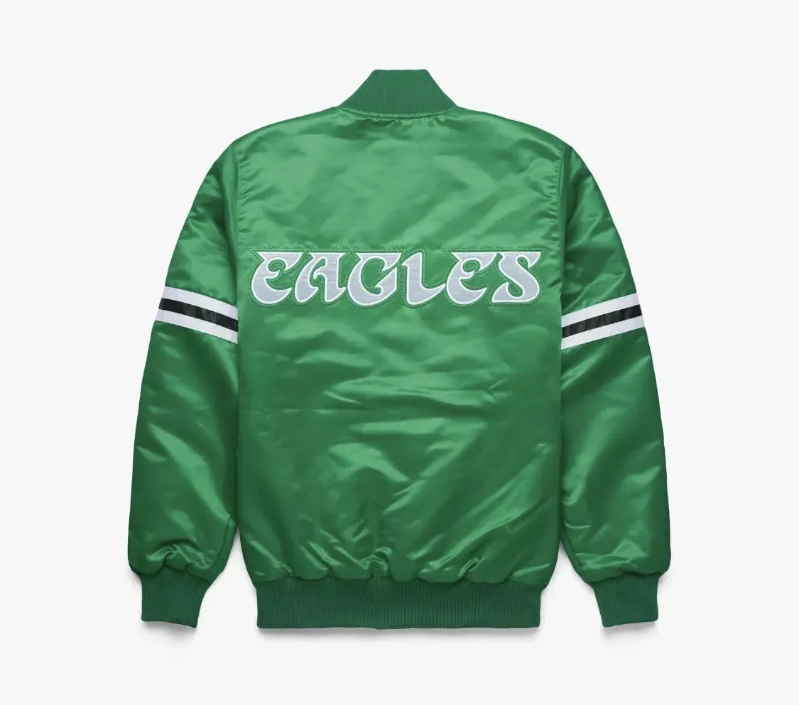 NFL Philadelphia Eagles Satin Jacket Men and Women