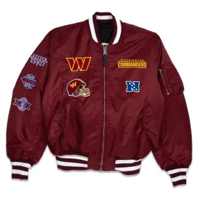 NFL Washington Commanders Satin Jacket For Men & Women