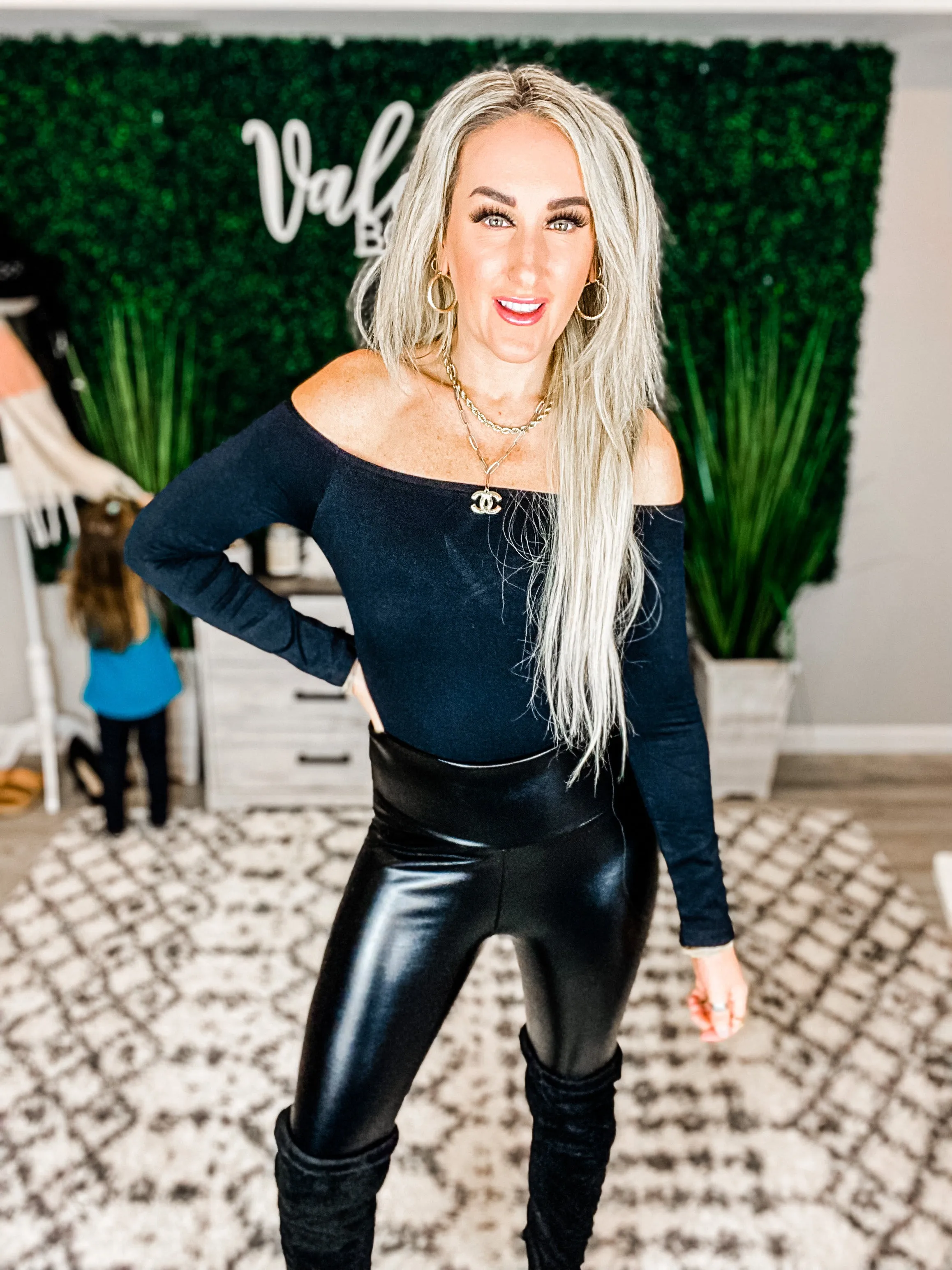 OFF THE SHOULDER BASIC BODYSUIT