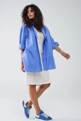 Oversized High Low Boyfriend Shirt