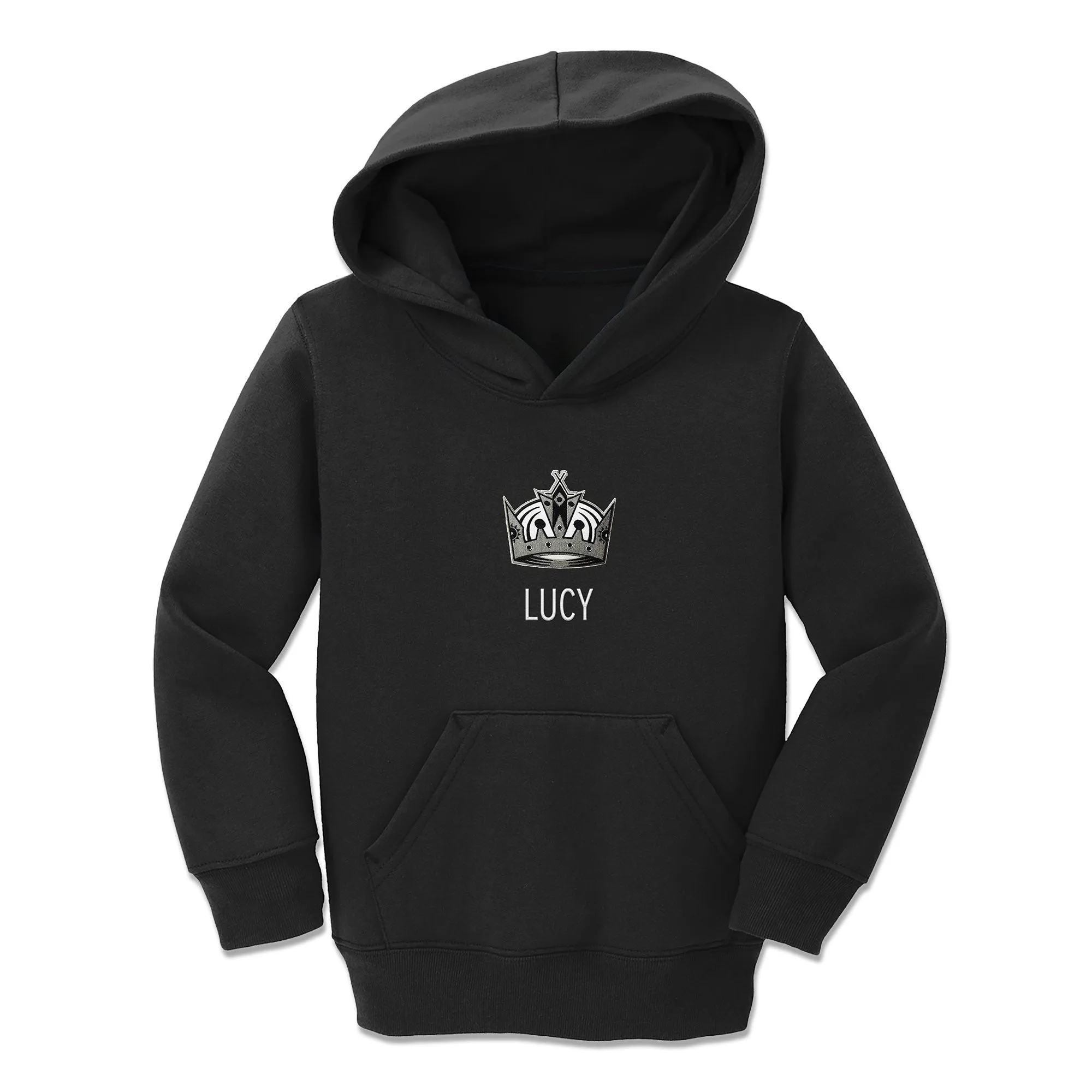 Personalized Los Angeles Kings Toddler Pullover Hooded Sweatshirt