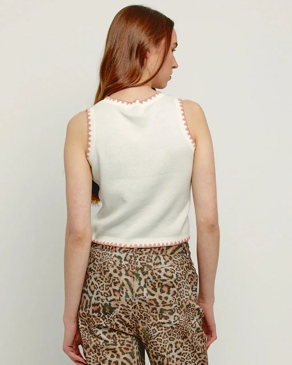 Pink Martini Knitted Vest Top