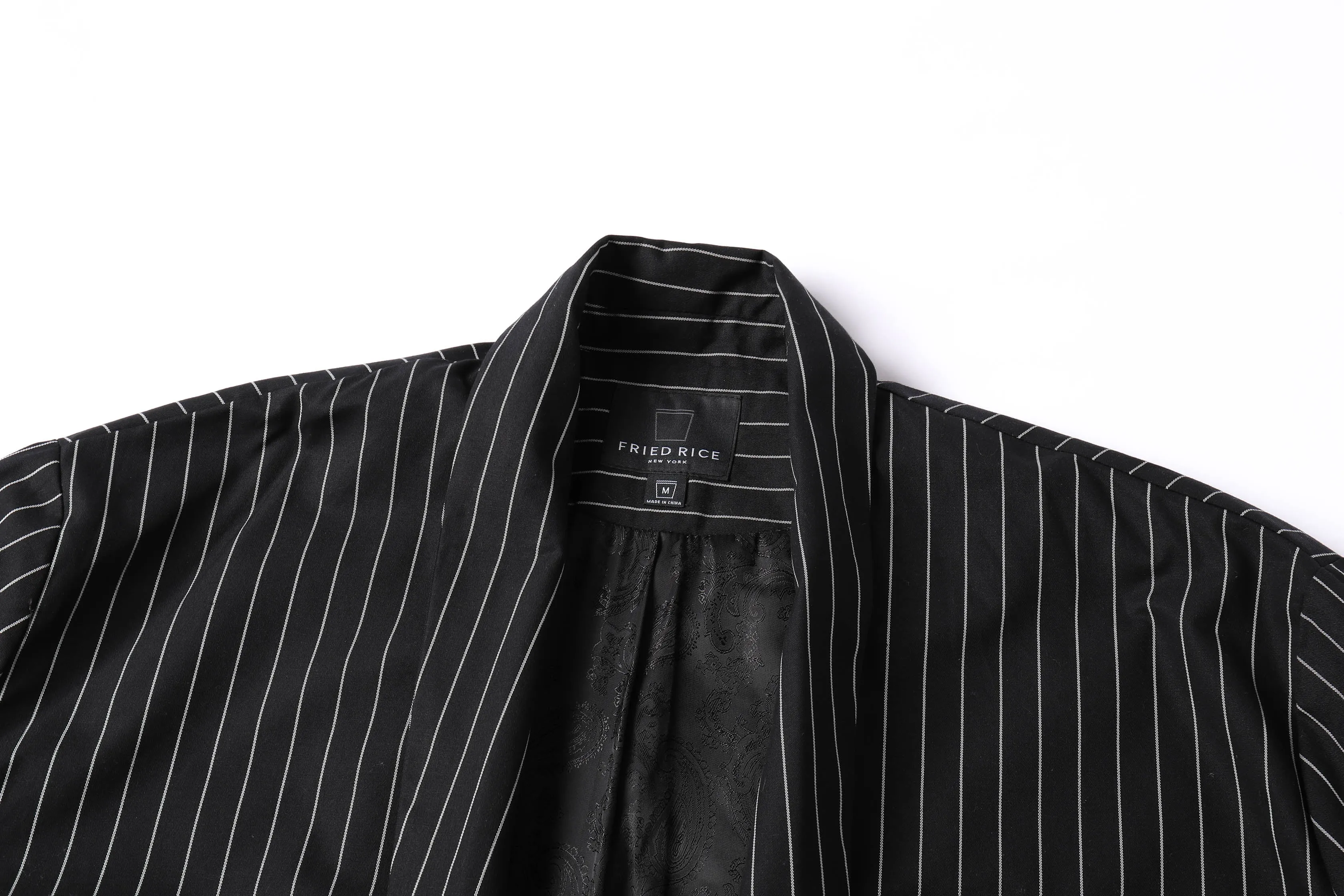 Pinstripe Kimono Jacket