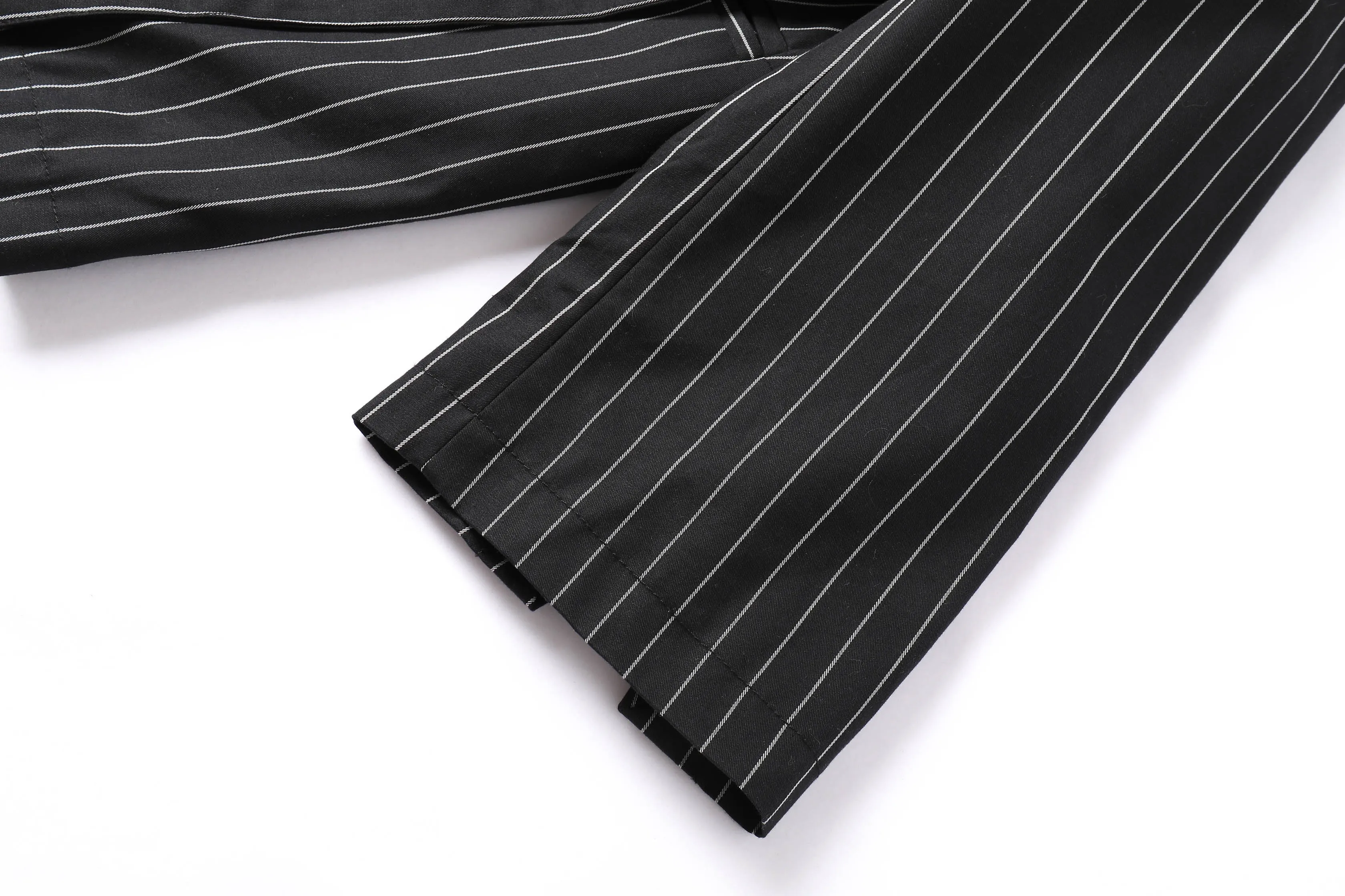 Pinstripe Kimono Jacket