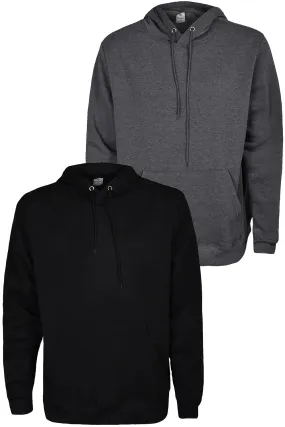 Plain Polycotton Pullover Hoodie