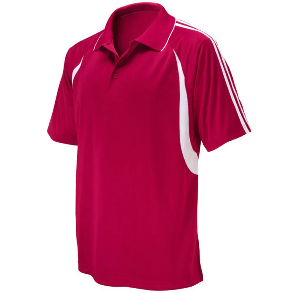 Promotional 100% Breathable Polyester Mens Polo Shirt