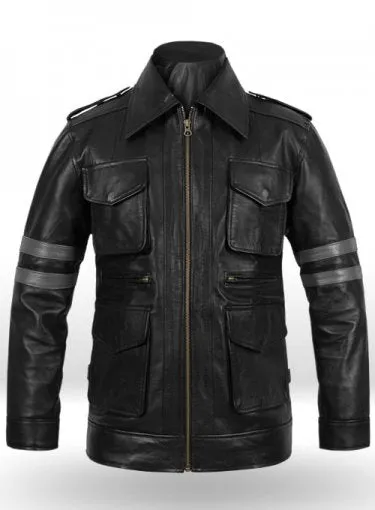 Resident Evil 6 Leon Kennedy Leather Jacket - Ljh0754