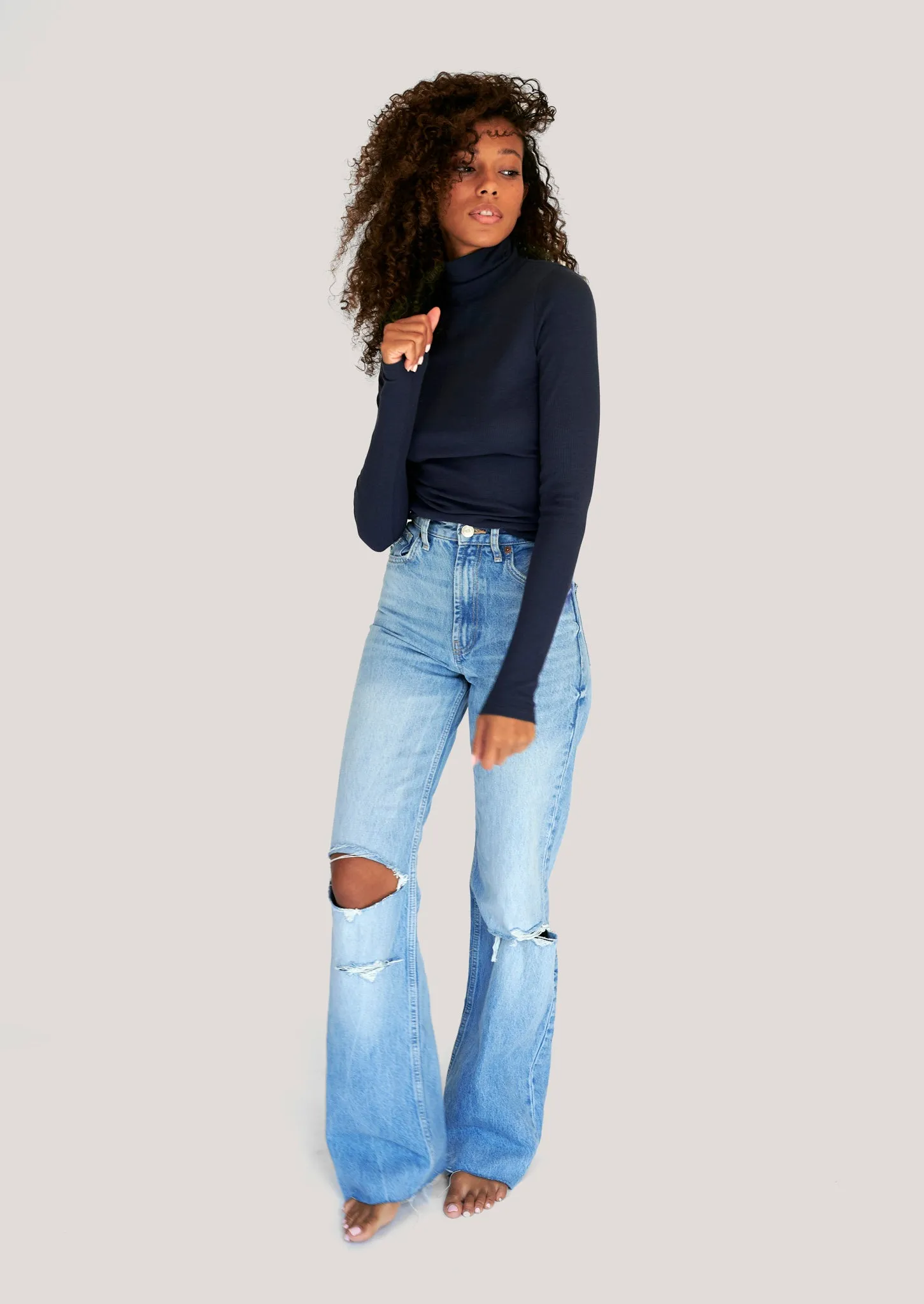 Ribbed Turtleneck