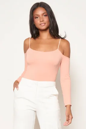 Seamless Cold Shoulder Bodysuit