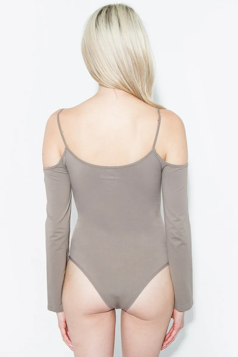 Seamless Cold Shoulder Bodysuit