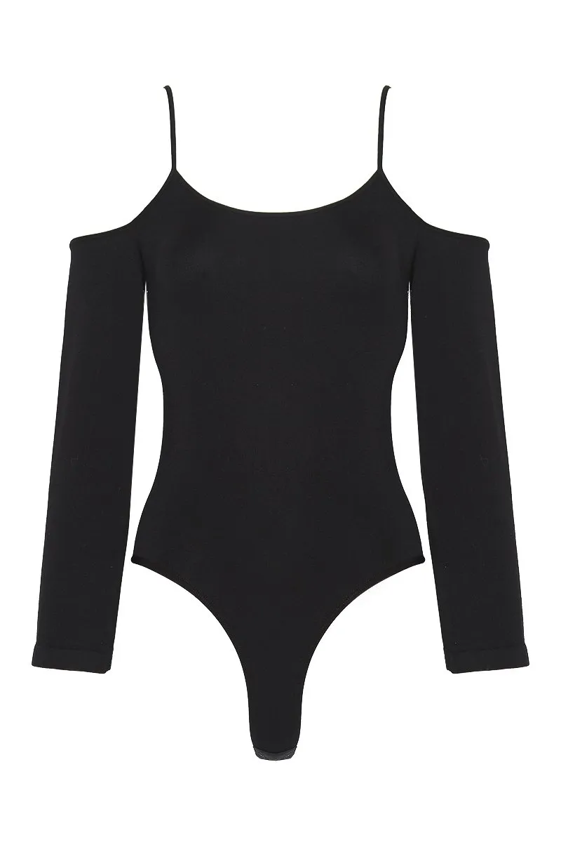 Seamless Cold Shoulder Bodysuit