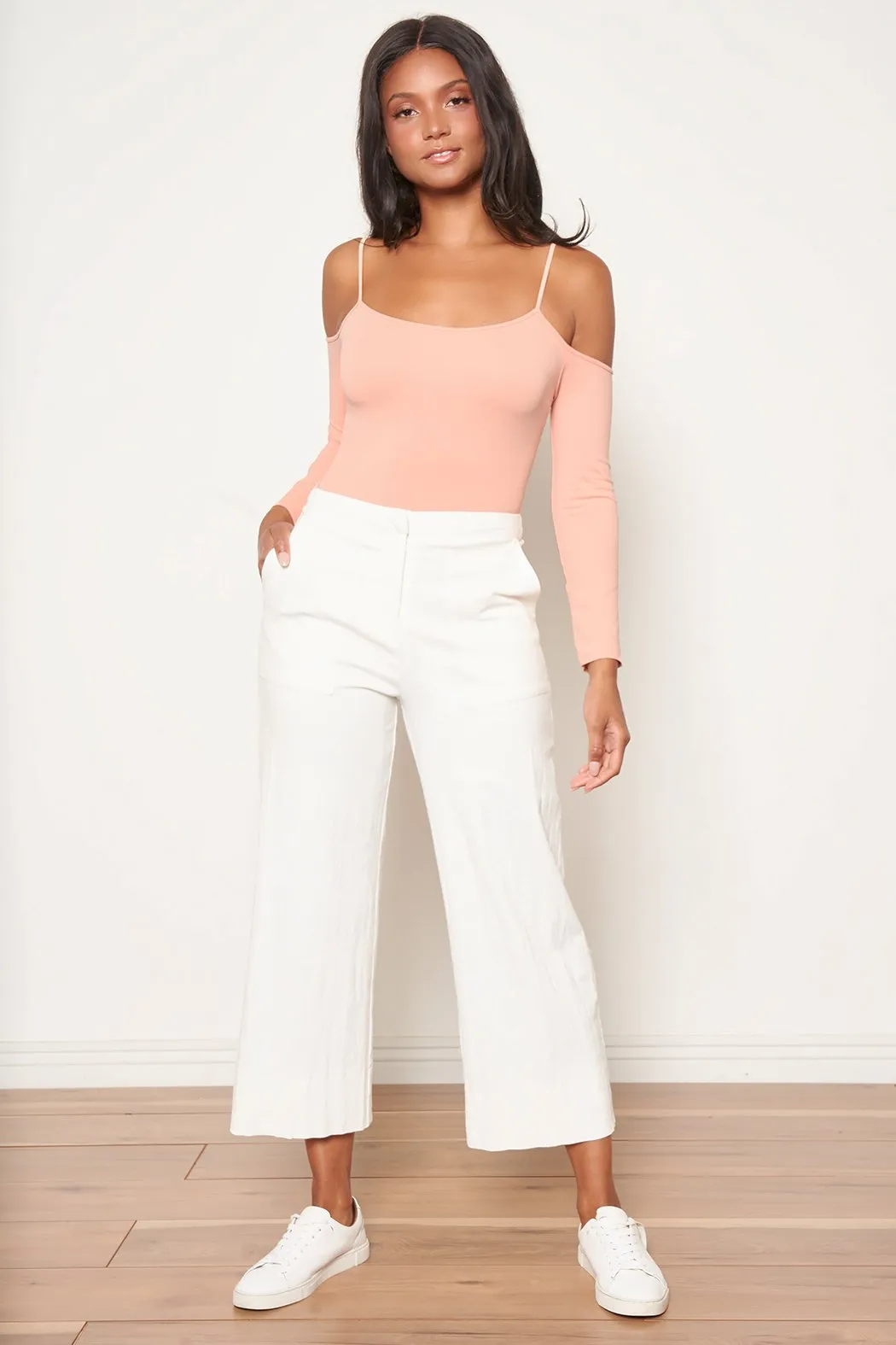 Seamless Cold Shoulder Bodysuit