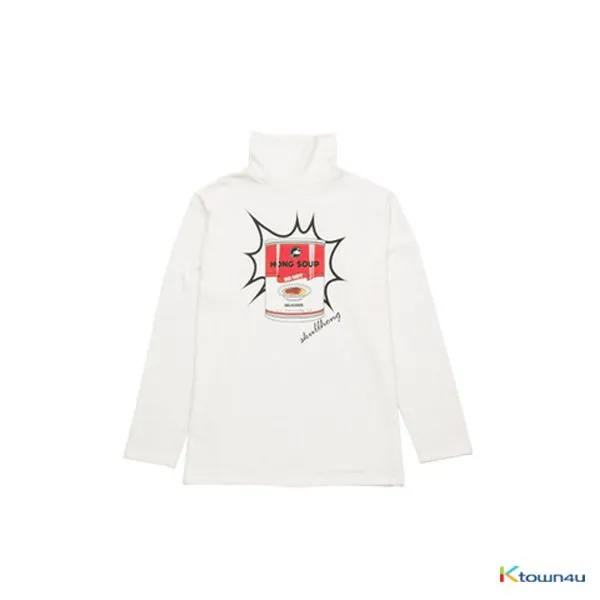[SKULLHONG] CAN TURTLENECK T-SHIRT [15FW]