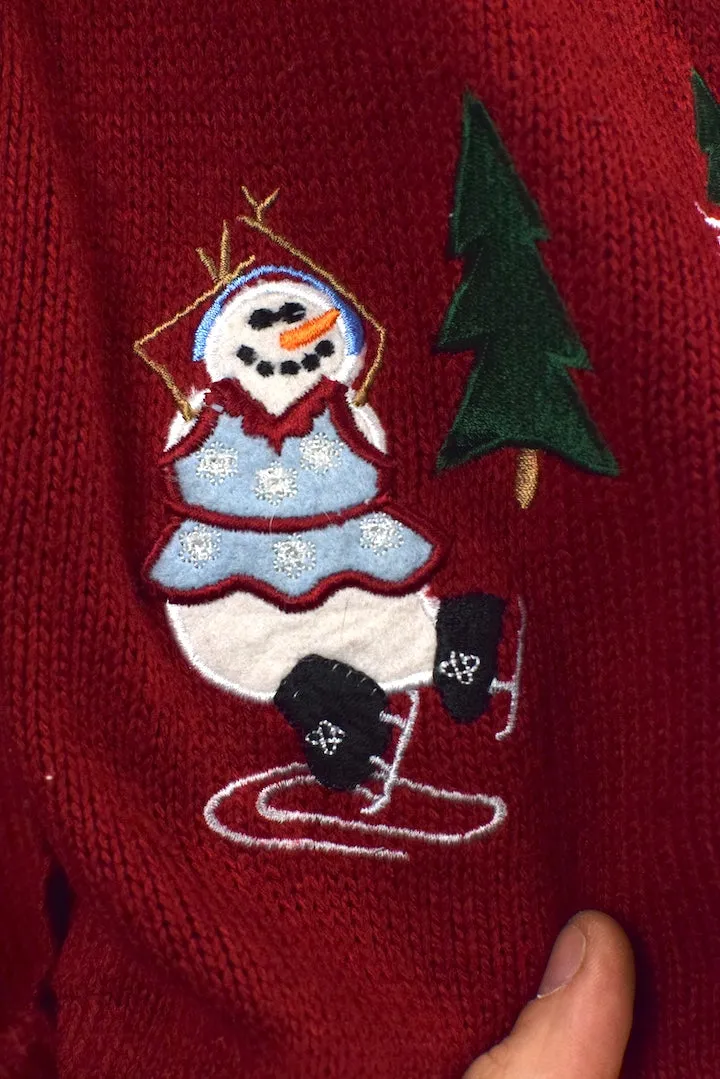 Snowman Knitted Vest