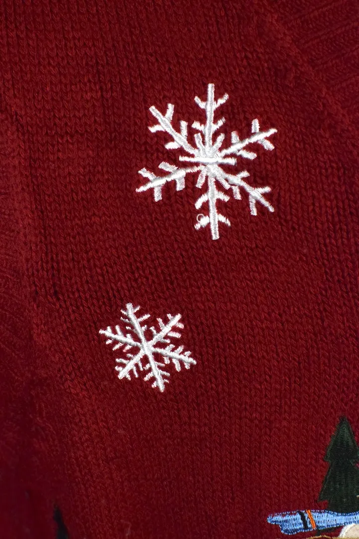 Snowman Knitted Vest