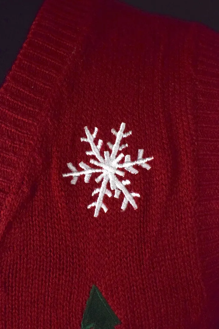 Snowman Knitted Vest
