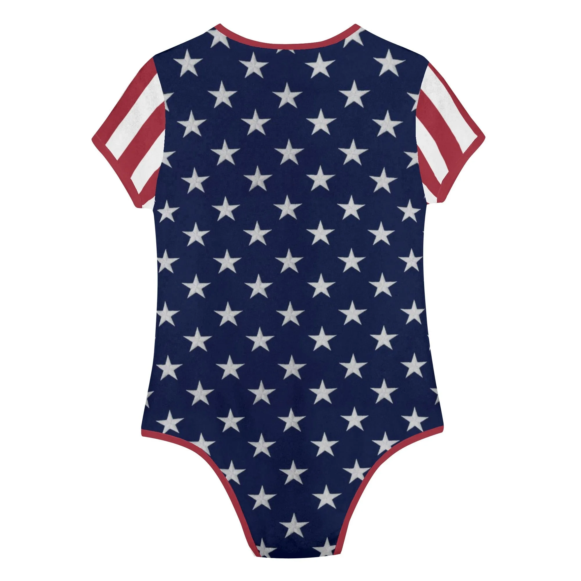 Stars and Stripes Bodysuit for Women - Flag Inspired Stars First