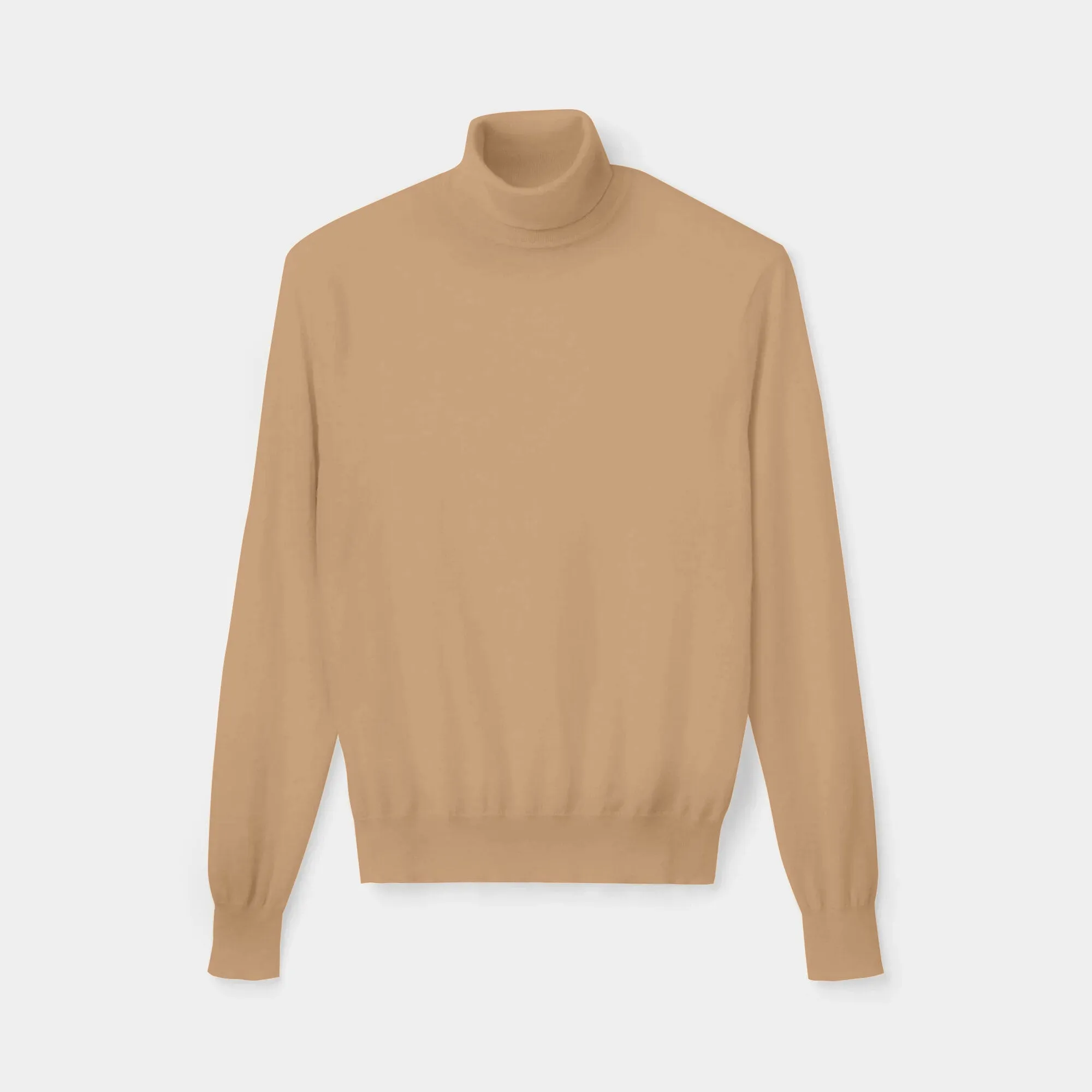 Stretch Merino Turtleneck