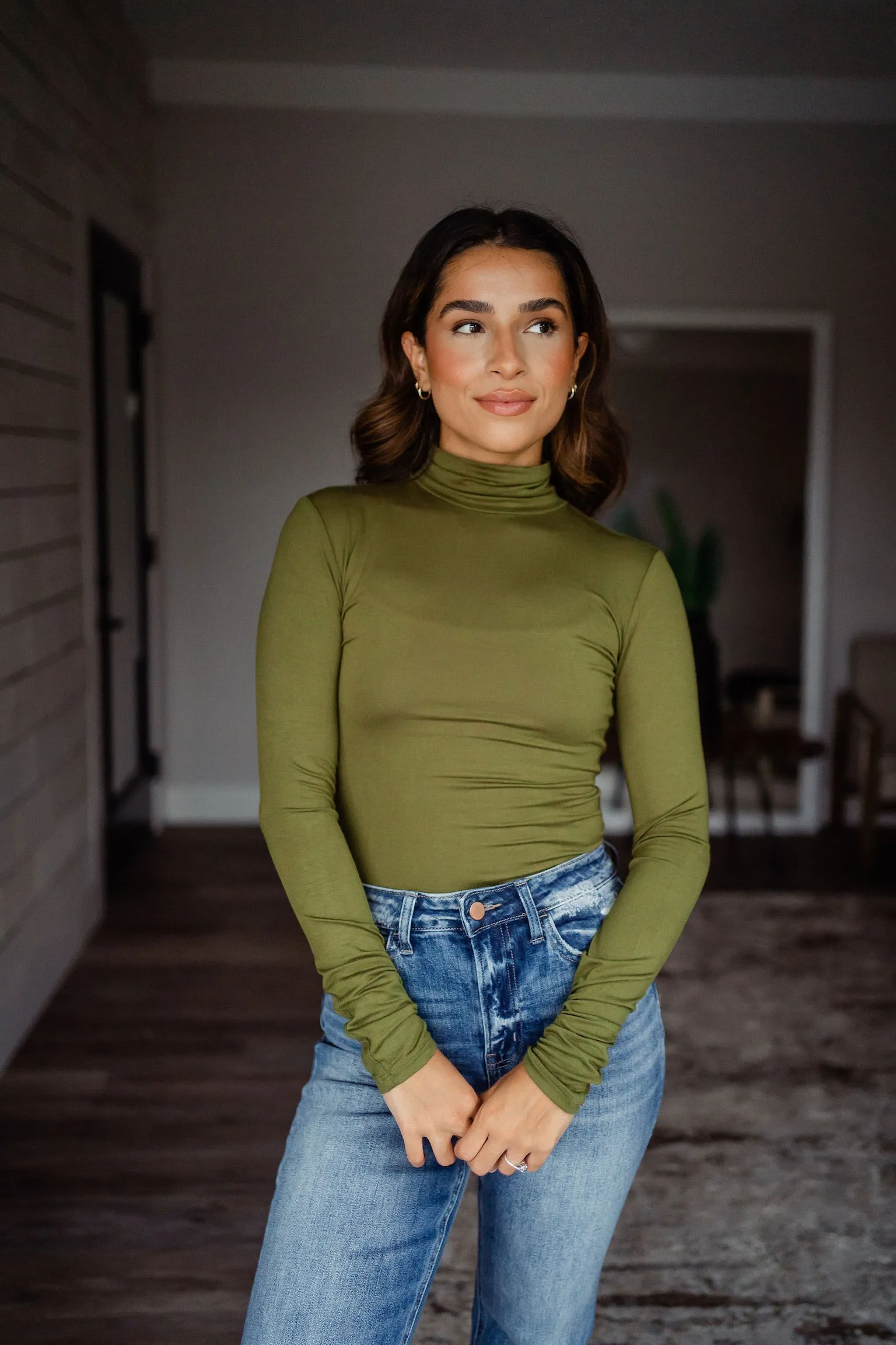 Suit Yourself Turtleneck Bodysuit