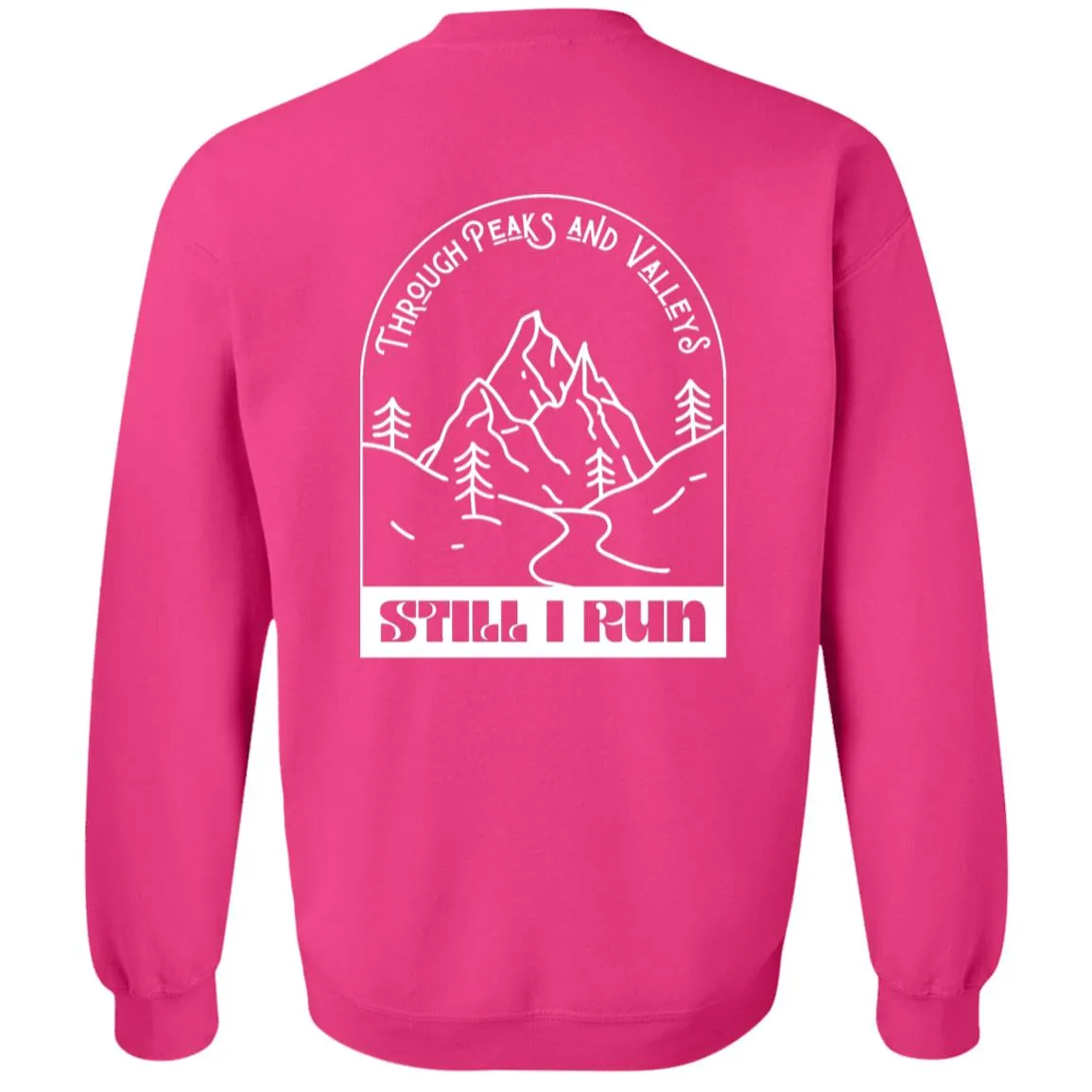 Through Peaks and Valleys Crewneck Pullover Sweatshirt