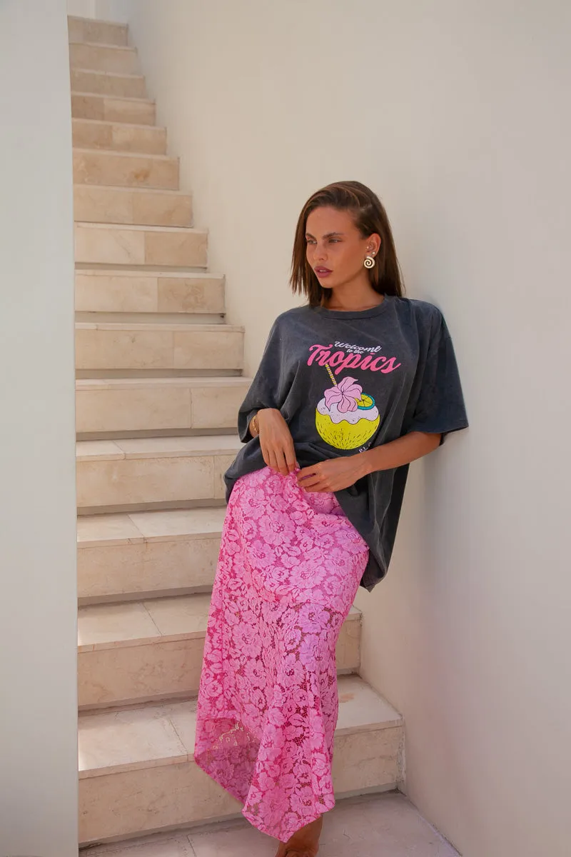 Tropics T-Shirt Vintage Black | W/S Pack of 5