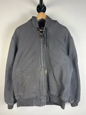 Vintage Carhartt Active Hooded Blanket Lined Grey Jacket 101074035
