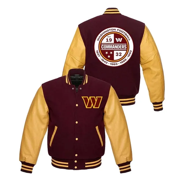 Washington Commanders Letterman Jacket