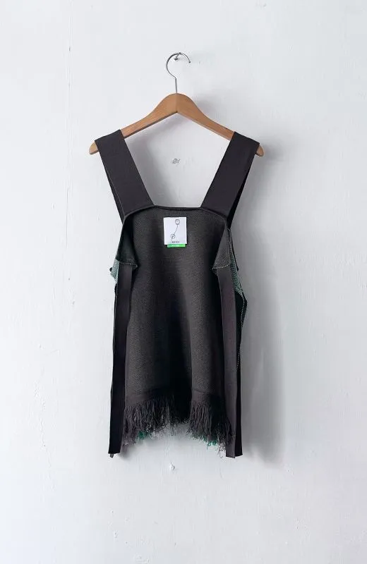 White Cat Hello Fringe Vest