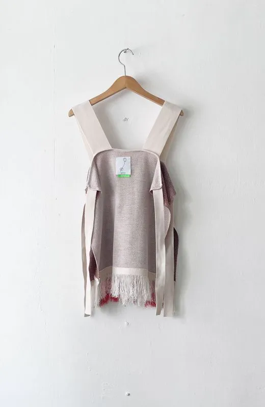 White Cat Hello Fringe Vest