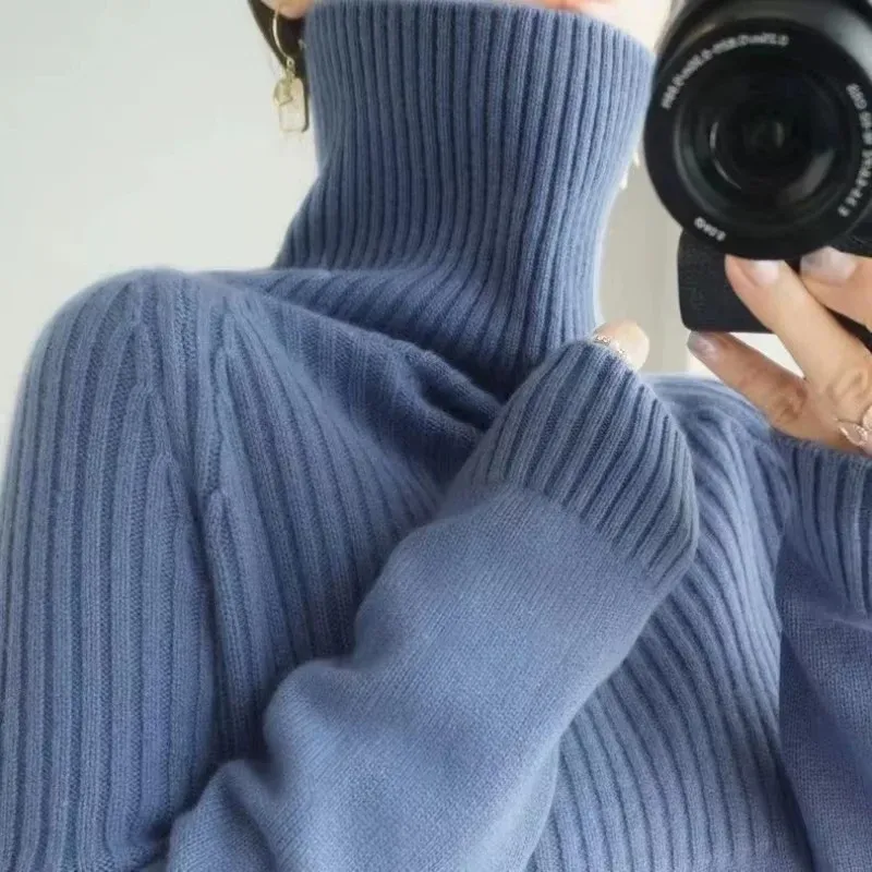 Women's Cashmere Sweater Turtleneck