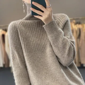 Women's Cashmere Sweater Turtleneck