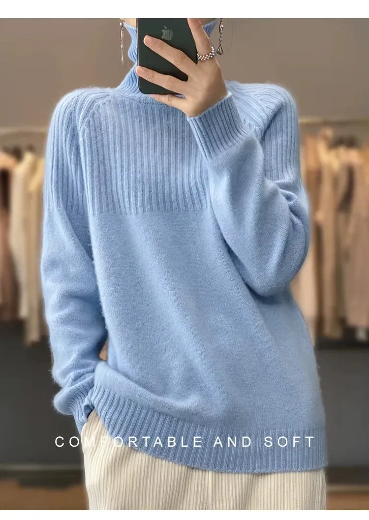 Women's Cashmere Sweater Turtleneck