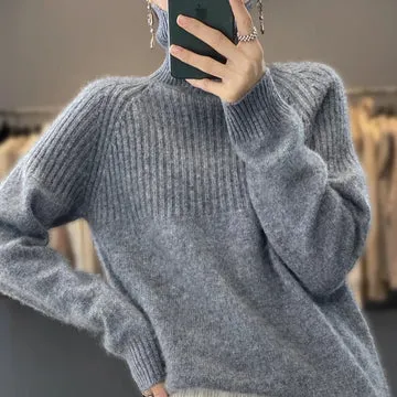 Women's Cashmere Sweater Turtleneck