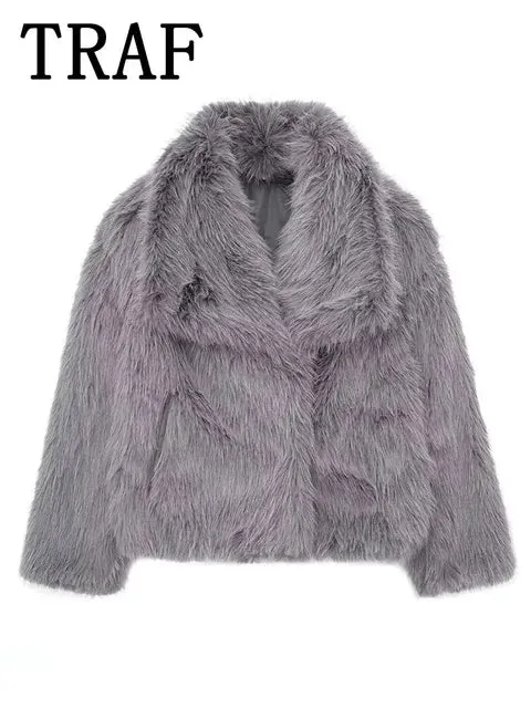 Women's Cotton-Polyester Casual Jacket – Solid Single-Breasted Outerwear