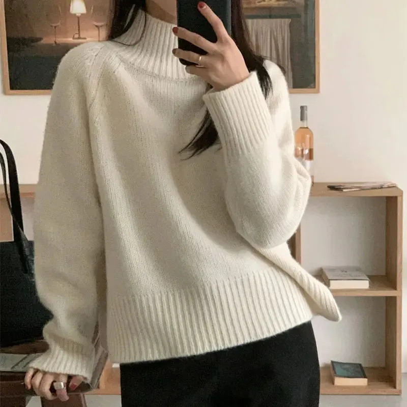 Women's turtleneck sweater
