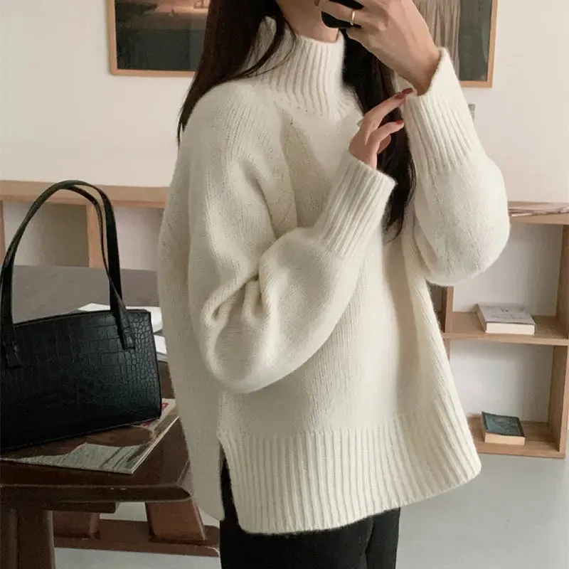 Women's turtleneck sweater